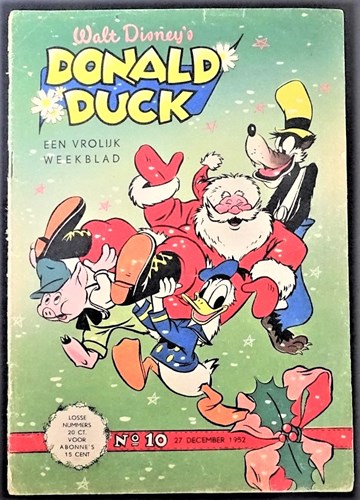 Donald Duck - Een vrolijk weekblad 1952 10 - Jaargang 1952 - deel 10, Softcover, Eerste druk (1952) (De Geïllustreerde Pers)