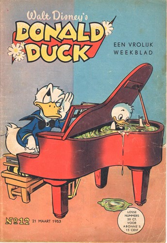 Donald Duck - Een vrolijk weekblad 1953 12 - Jaargang 1953 - deel 12, Softcover (De Geïllustreerde Pers)