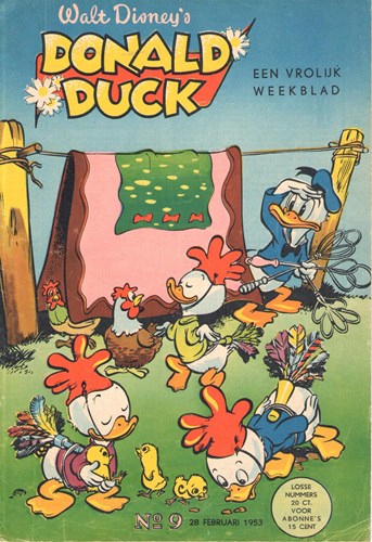 Donald Duck - Een vrolijk weekblad 1953 9 - Jaargang 1953 - deel 9, Softcover (De Geïllustreerde Pers)