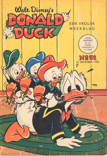 Donald Duck - Een vrolijk weekblad 1953 51 - Jaargang 1953 - deel 51, Softcover (De Geïllustreerde Pers)