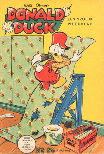 Donald Duck - Een vrolijk weekblad 1953 28 - Jaargang 1953 - deel 28, Softcover (De Geïllustreerde Pers)
