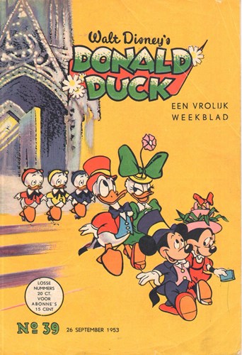 Donald Duck - Een vrolijk weekblad 1953 39 - Jaargang 1953 - deel 39, Softcover (De Geïllustreerde Pers)