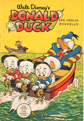 Donald Duck - Een vrolijk weekblad 1953 24 - jaargang 1953 - deel 24, Softcover (De Geïllustreerde Pers)