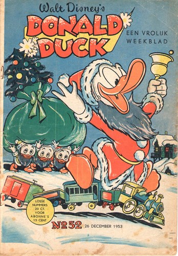 Donald Duck - Een vrolijk weekblad 1953 52 - Jaargang 1953 - deel 52, Softcover (De Geïllustreerde Pers)