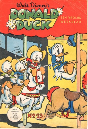 Donald Duck - Een vrolijk weekblad 1953 23 - Jaargang 1953 - deel 23, Softcover (De Geïllustreerde Pers)