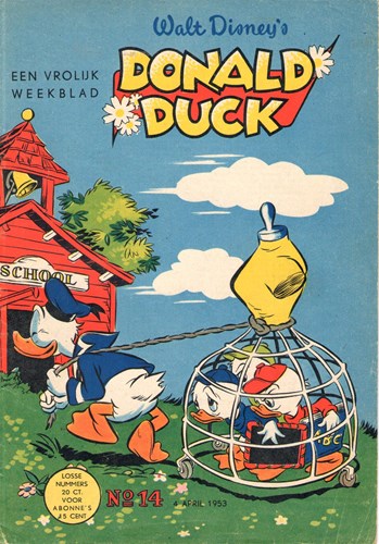 Donald Duck - Een vrolijk weekblad 1953 14 - Jaargang 1953 - deel 14, Softcover (De Geïllustreerde Pers)