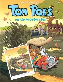Tom Poes (Uitgeverij Cliché) 2 - Tom Poes en de woelwater, Hc+prent, Tom Poes (Uitgeverij Cliché) - HC+Prent (Cliché)
