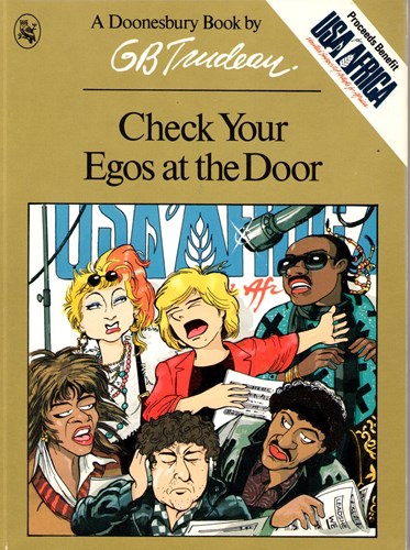 G.B. Trudeau - diversen  - Check your egos at the door, Softcover (Holt Rinehart and Winston)