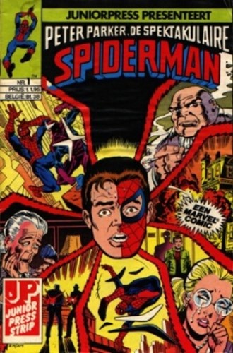 Spider-Man - Peter Parker serie - Peter Parker, de spektakulaire Spiderman - Boemerang de moordenaar die steeds terugkomt, Softcover, Eerste druk (1983) (Junior Press)