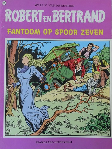 Robert en Bertrand 39 - Fantoom op spoor zeven, Softcover, Eerste druk (1981) (Standaard Uitgeverij)
