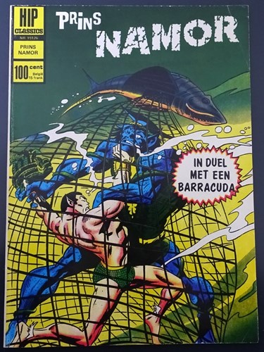 Hip Comics/Hip Classics 126 / Prins Namor  - In duel met een Barracuda, Softcover, Eerste druk (1969) (Classics Nederland (dubbele))