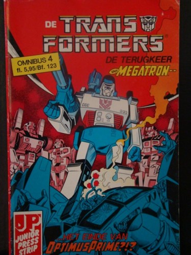Transformers - Omnibus 4 - De Transformers omnibus 4 uitgave jaar '91, Softcover, Eerste druk (1991) (Juniorpress)