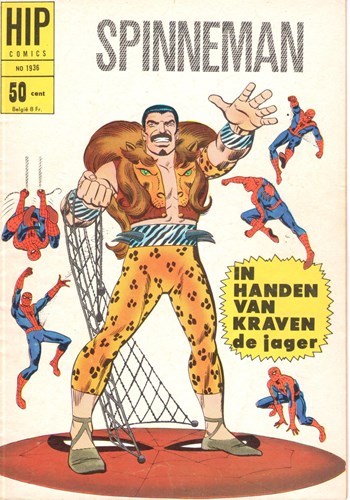 Hip Comics/Hip Classics 36 / Spinneman 15 - In handen van Kraven de jager, Softcover, Eerste druk (1968) (Classics Nederland (dubbele))