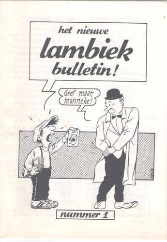 Lambiek - Bulletin 1 - Derde jaargang, Softcover (Lambiek Stripantikwariaat)
