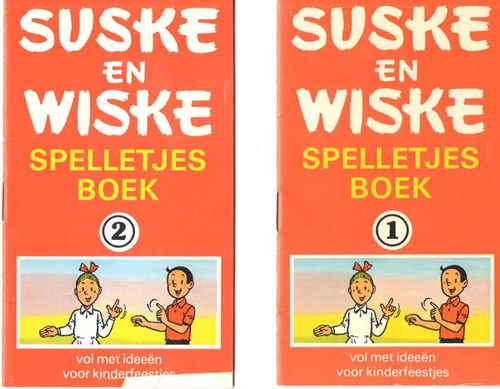Suske en Wiske - Reclame  - Spelletjesboek Peijnenburg deel 1 en 2, Softcover (Standaard Uitgeverij)