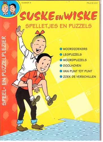 Suske en Wiske - Speel- en puzzelplezier 3 - Spelletjes en puzzels, Softcover (Dudoc)