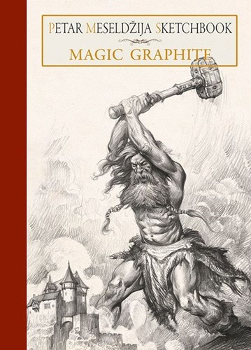Art collection - Dark Dragon  - Petar Meseldzija - Magic Graphite, Hc+linnen rug (Dark Dragon Books)