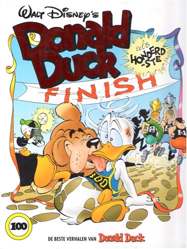 Donald Duck - De beste verhalen 100 - Donald Duck als honderdste, Hardcover (VNU Tijdschriften)