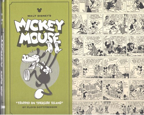 Floyd Gottfredson Library, the 2 - Trapped on treasure island, Hardcover (Fantagraphics books)