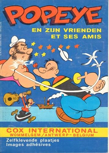Popeye - diversen  - Popeye en zijn vrienden - et ses amis, Plaatjesalbum, Eerste druk (Cox International)
