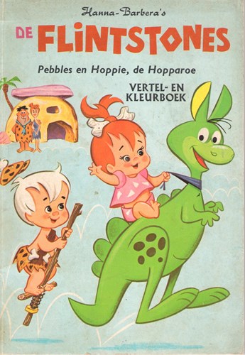 Flintstones - Collectie  - Pebbles en Hoppie, Vertel- en kleurboek, Softcover (Zuid-Nederlandse uitgeverij)