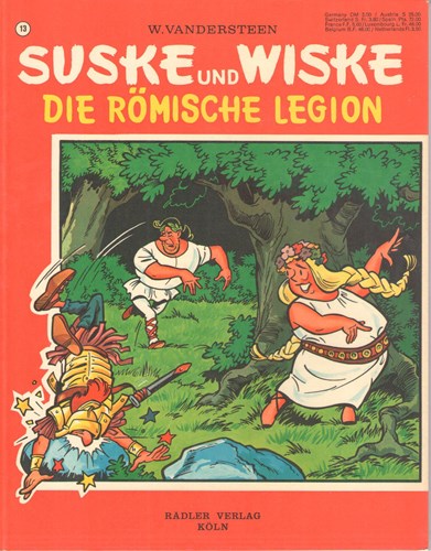 Suske en Wiske - Rädler verlag 13 - Die Römische legion, Softcover, Eerste druk (1973) (Rädler verlag)