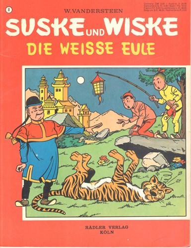 Suske en Wiske - Rädler verlag 8 - Die weisse Eule, Softcover (Rädler verlag)