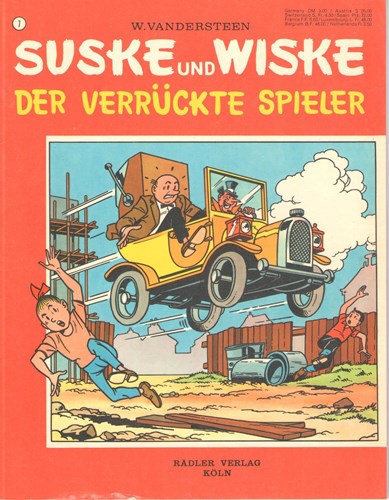 Suske en Wiske - Rädler verlag 7 - Der Verrückte Spieler, Softcover (Rädler verlag)