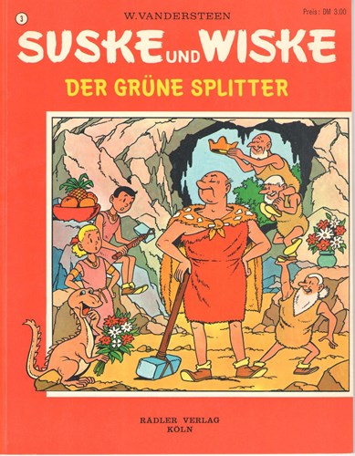 Suske en Wiske - Rädler verlag 3 - Der grüne Splitter, Softcover (Rädler verlag)
