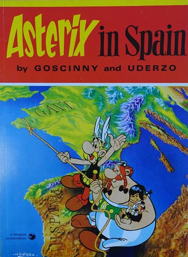 Asterix - Engelstalig  - Asterix in Spain, Softcover, Eerste druk (1974) (Hodder and Stoughton)
