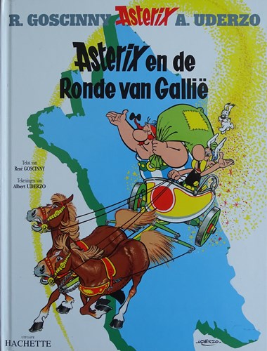 Asterix 5 - De ronde van Gallië, Hardcover (Hachette)
