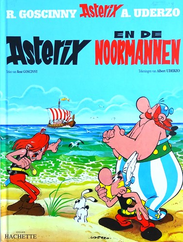Asterix 9 - Asterix en de Noormannen, Hardcover (Hachette)