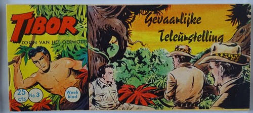 Tibor - Zoon van het Oerwoud 3 - Gevaarlijke teleurstelling, Softcover, Eerste druk (1959) (Walter Lehning)