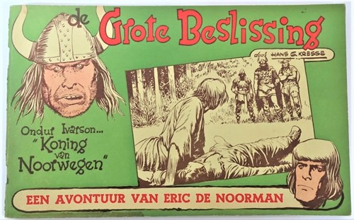 Eric de Noorman - Nederlands oblong reeks 36 - De grote beslissing, Softcover, Eerste druk (1957) (De Tijd)