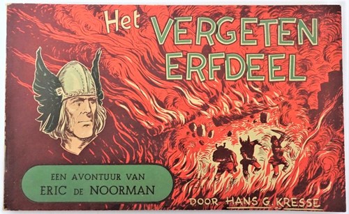 Eric de Noorman - Nederlands oblong reeks 43 - Het vergeten erfdeel, Softcover, Eerste druk (1960) (De Tijd)