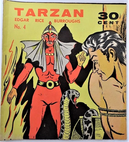 Tarzan - ATH 4 - De rode demoon, Softcover, Eerste druk (1955) (A.T.H.)