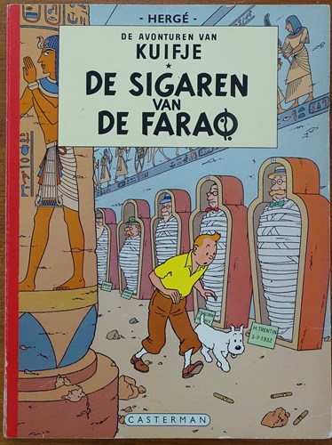 Kuifje 3 - De sigaren van de farao, Sc+linnen rug, Kuifje - Casterman SC linnen rug (Casterman)