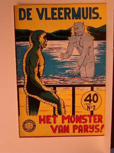 Vleermuis, de  2 - Het monster van Parijs !, Softcover, Eerste druk (1958) (A.T.H.)