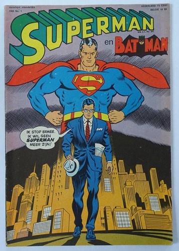 Superman en Batman (1969) 1 - Clark Kent verlaat Superman, Softcover (Vanderhout & CO)
