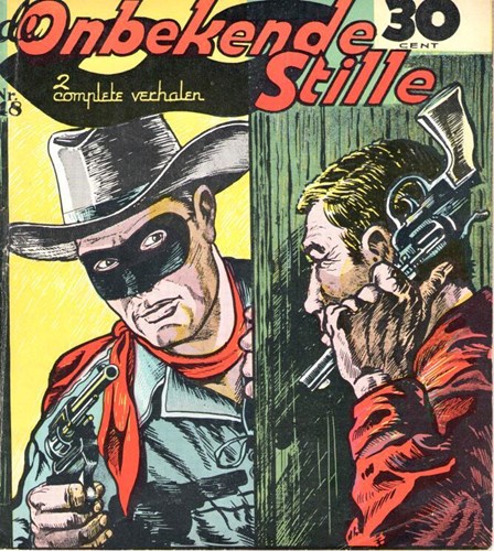 Lone Ranger / Onbekende Stille 48 - Spokenspelonk + De blauwe duivel, Softcover, Eerste druk (1955) (A.T.H.)