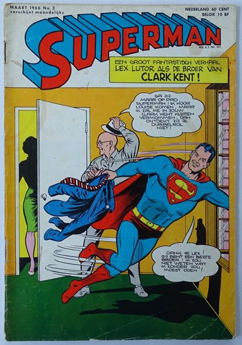 Superman en Batman (1966) 3 - Lex Lutor als de broer van Clark Kent, Softcover (Vanderhout & CO)