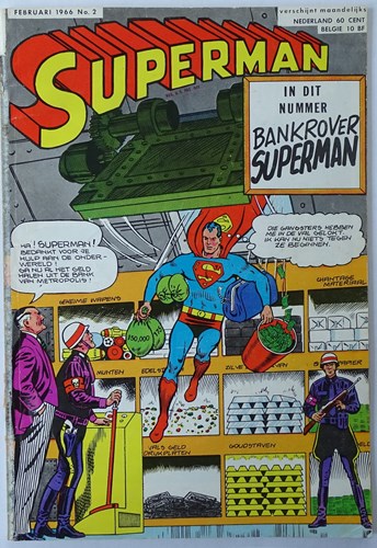 Superman en Batman (1966) 2 - bankrover Superman, Softcover (Vanderhout & CO)