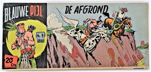 Blauwe Pijl 8 - De afgrond, Softcover, Eerste druk (1954) (Walter Lehning)