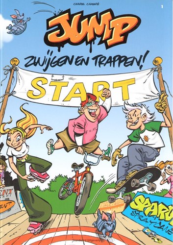 Jump 1 - Zwijgen en trappen, Softcover (Standaard Uitgeverij)