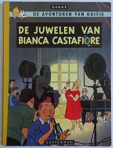 Kuifje 20 - De juwelen van Bianca Castafiore, Sc+linnen rug, Eerste druk (1963), Kuifje - Casterman SC linnen rug (Casterman)