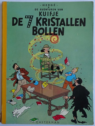 Kuifje 12 a - De 7 Kristallen bollen - Misdruk, Sc+linnen rug, Kuifje - Casterman SC linnen rug (Casterman)