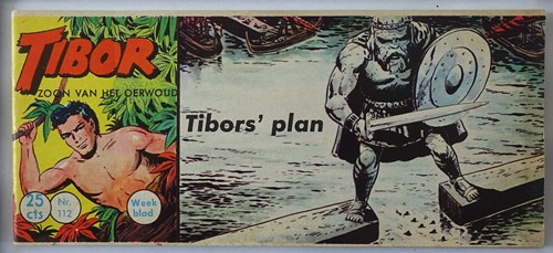 Tibor - Zoon van het Oerwoud 112 - Tibor`s plan, Softcover, Eerste druk (1961) (Metropolis)