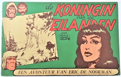 Eric de Noorman - Nederlands oblong reeks 35 - De koningin van de eilanden, Softcover, Eerste druk (1957) (De Tijd)