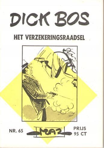 Dick Bos - Maz beeldbibliotheek 65 - Het verzekeringsraadsel, Softcover, Eerste druk (1967) (Maz-Beeldbibliotheek)