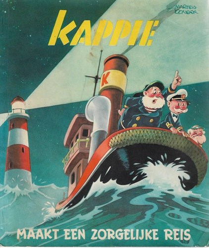 Kappie - De Muinck 4 - Kappie maakt een zorgelijke reis, Softcover, Eerste druk (1953) (De Muinck & co)
